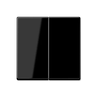  артикул A595SW-509U название Выключатель 2-клавишный проходной (с двух мест), цвет Черный, A500, Jung
