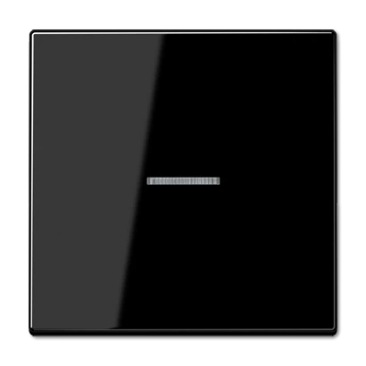  артикул LS990KO5SW-506U-90 название Выключатель 1-клавишный ,проходной с подсветкой (с двух мест), цвет Черный, LS990, Jung
