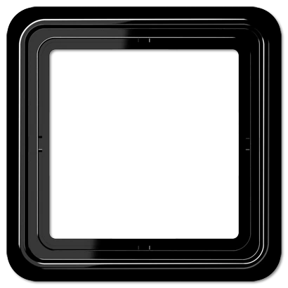  артикул CD581SW название Рамка 1-ая (одинарная), цвет Черный, CD 500, Jung