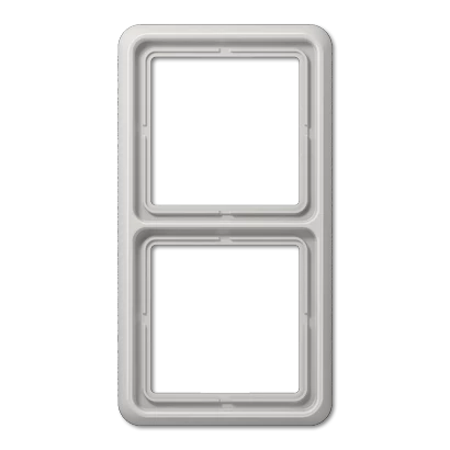  артикул CD582LG название Рамка 2-ая (двойная), цвет Светло-серый, CD 500, Jung
