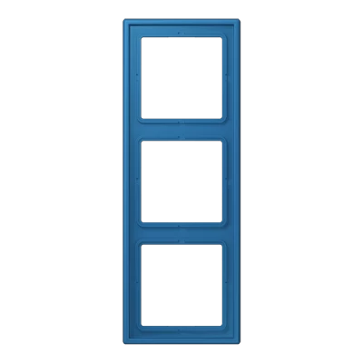  артикул LC98332030 название Рамка 3-ая (тройная), цвет Bleu ceruleen 31(32030), LS 990 LeCorbusier, Jung