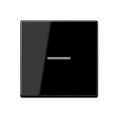  артикул A590KO5SW-501U-90 название Выключатель 1-клавишный , с подсветкой, цвет Черный, A500, Jung