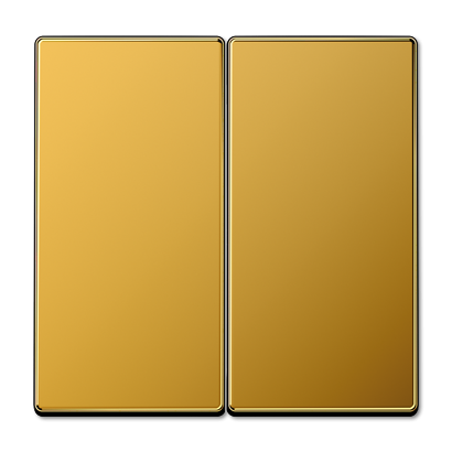 артикул LS995GGO-505U название Выключатель 2-клавишный, цвет Золото (металл), LS990, Jung