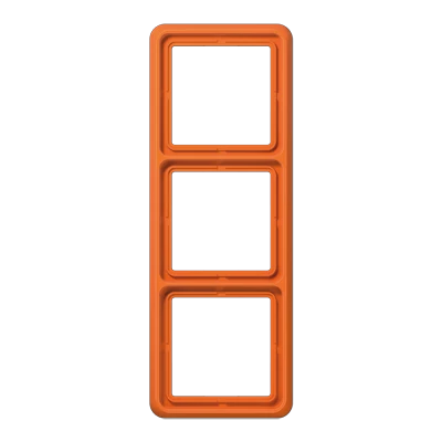  артикул CD583O название Рамка 3-ая (тройная), цвет Оранжевый, CD 500, Jung