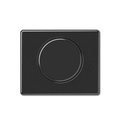  артикул SL1540SW название Накладка Светорегулятор поворотный 400Вт, цвет Черный, JUNG SL 500