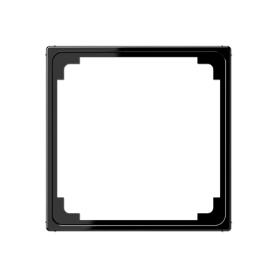 артикул A590ZSW название JUNG А 500 Черный Рамка промежуточная для монтажа изделий с крышкой 50х50