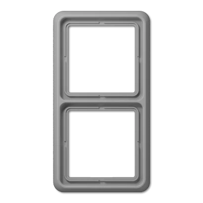  артикул CD582GR название Рамка 2-ая (двойная), цвет Серый, CD 500, Jung