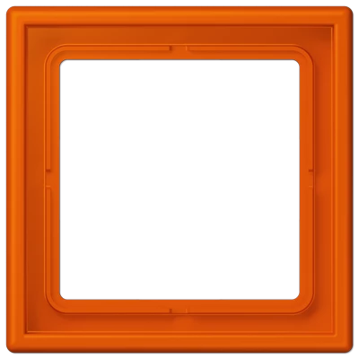  артикул LC9814320S название Рамка 1-ая (одинарная), цвет Orange vif(4320S), LS 990 LeCorbusier, Jung
