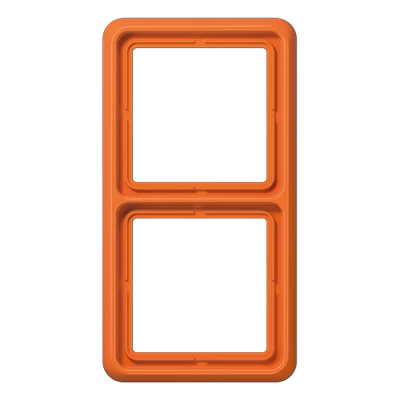  артикул CD582O название Рамка 2-ая (двойная), цвет Оранжевый, CD 500, Jung
