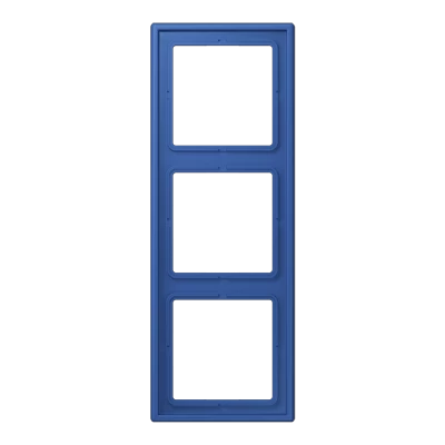  артикул LC9834320K название Рамка 3-ая (тройная), цвет Bleu outremer 59(4320K), LS 990 LeCorbusier, Jung