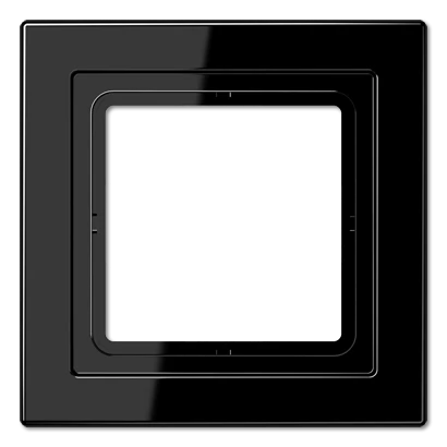  артикул LSD981SW название Рамка 1-ая (одинарная), цвет Черный (дуропласт), LS Design, Jung