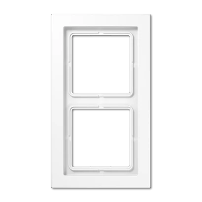  артикул LSD982WW название Рамка 2-ая (двойная), цвет Белый (дуропласт), LS Design, Jung