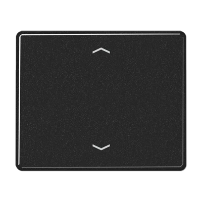  артикул SL5232FSW название JUNG SL 500 Черный Накладка нажимного электронного жалюзийного выключателя с ДУ (радио)
