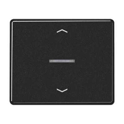  артикул SL5232SW название JUNG SL 500 Черный Накладка нажимного электронного жалюзийного выключателя